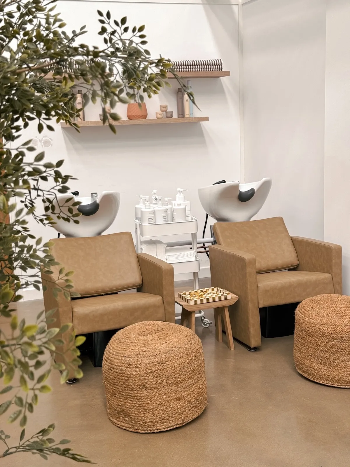 The Cove salon interior