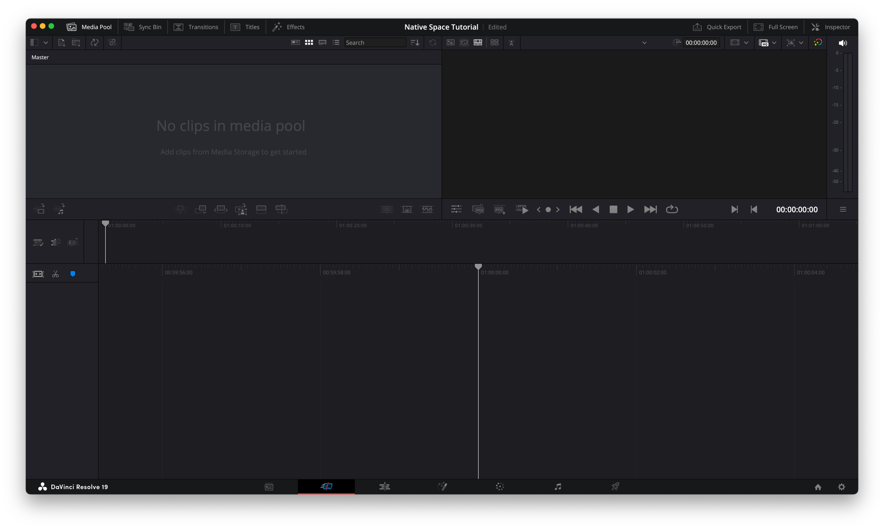 davinci resolve new project
