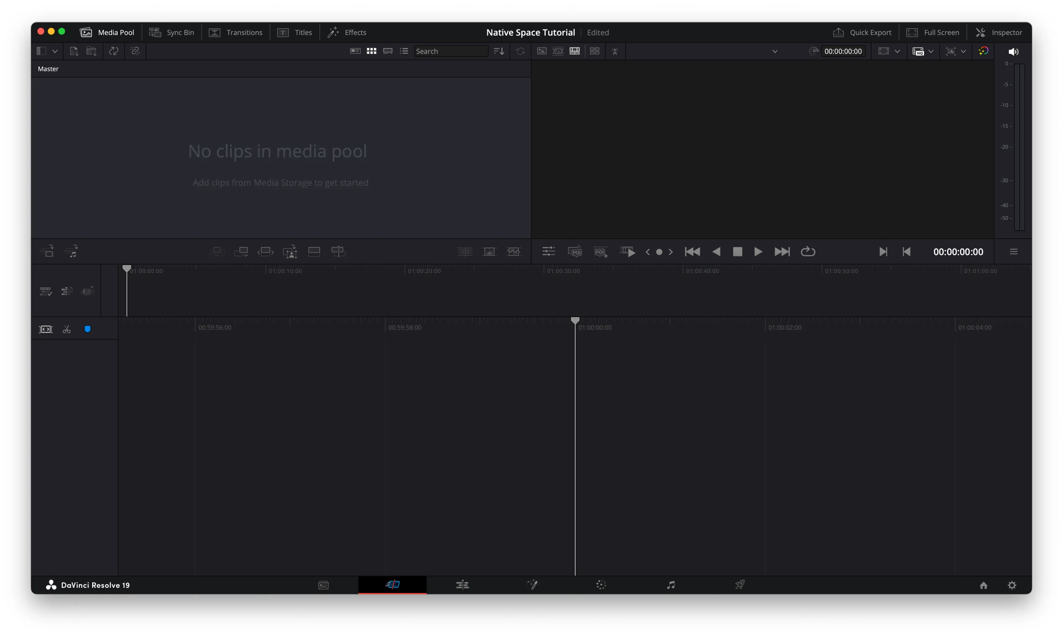 davinci resolve new project