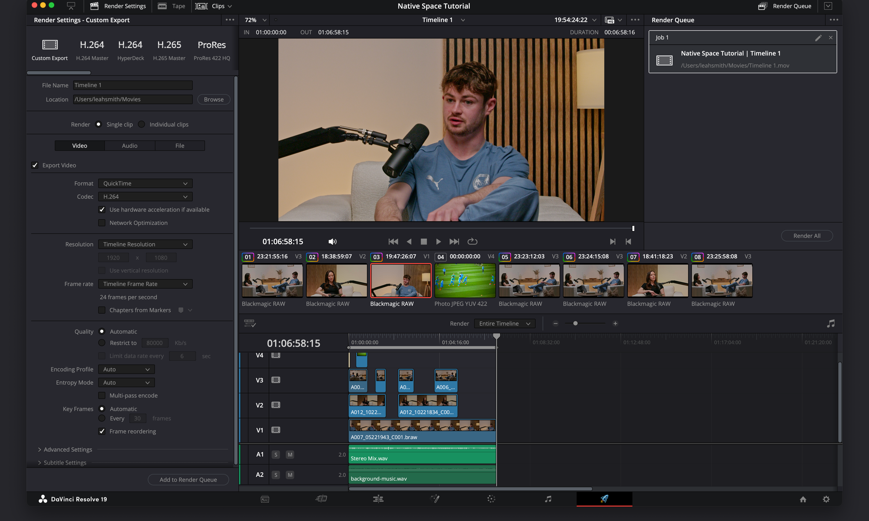 davinci resolve tutorial