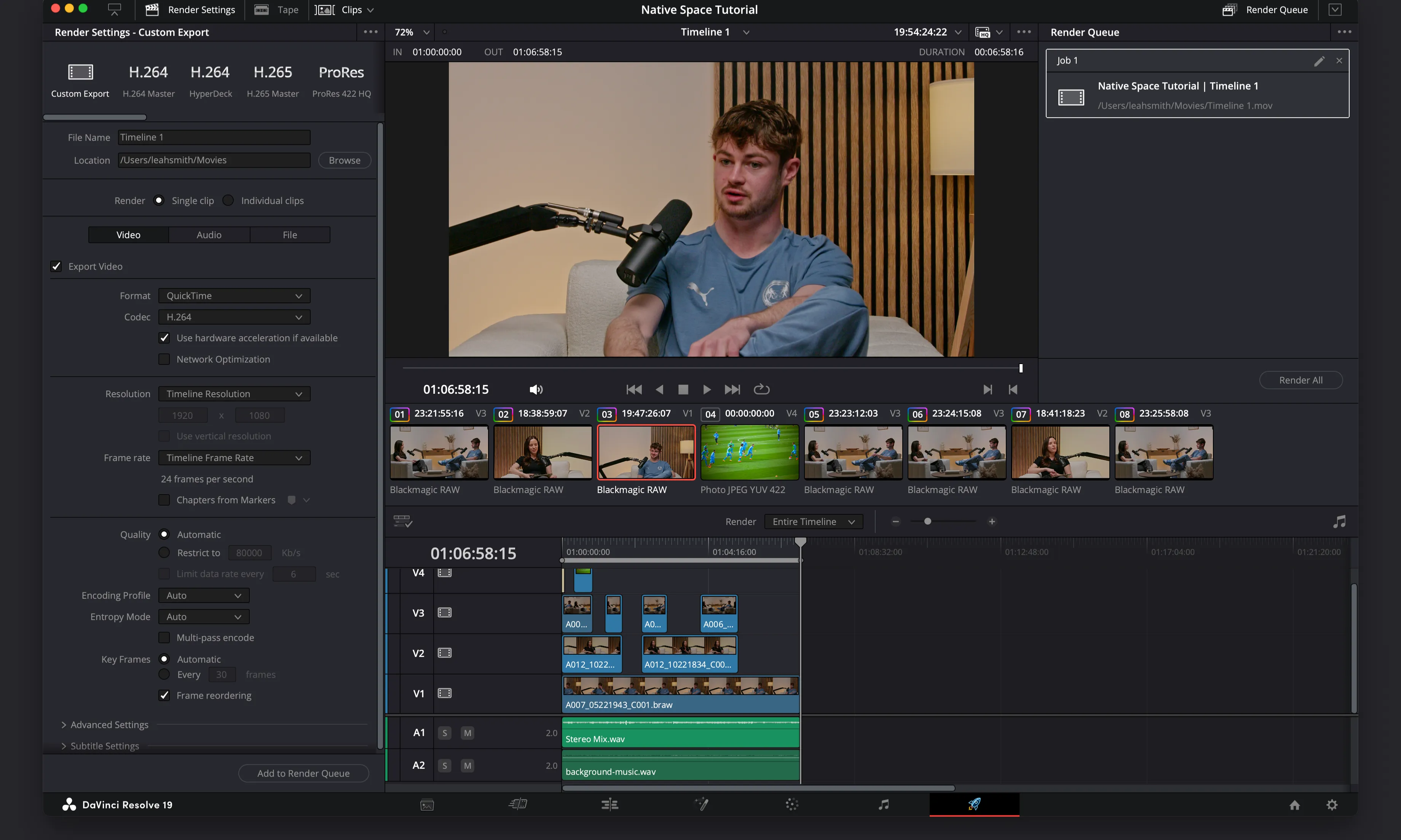 davinci resolve tutorial