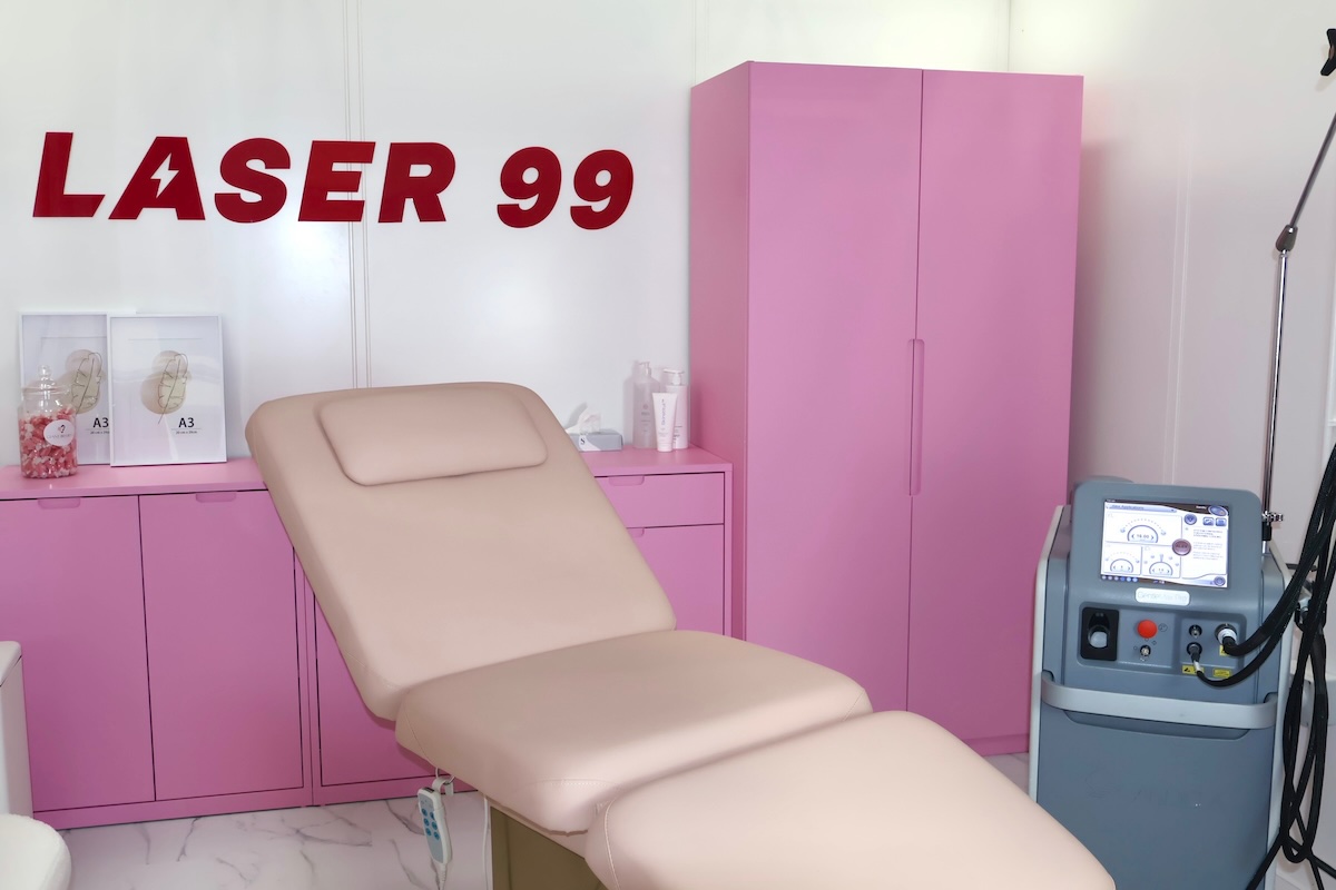 Laser clinic after customisation
